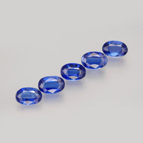  ct natürliche blauer Disthen-Edelsteine, Oval Schliff, VS
