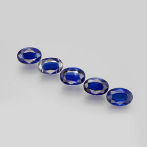 ct natürliche blauer Disthen-Edelsteine, Oval Schliff, VS