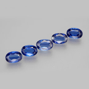  ct natürliche blauer Disthen-Edelsteine, Oval Schliff, VS