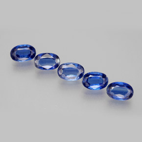  ct natürliche blauer Disthen-Edelsteine, Oval Schliff, VS