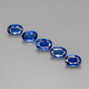  ct natürliche blauer Disthen-Edelsteine, Oval Schliff, VS