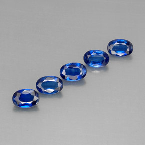  ct natürliche blauer Disthen-Edelsteine, Oval Schliff, VS