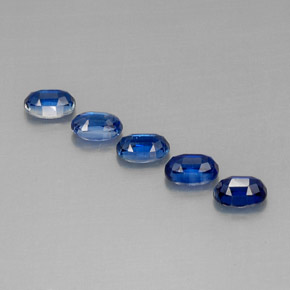  ct natürliche blauer Disthen-Edelsteine, Oval Schliff, VS