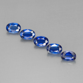  ct natürliche blauer Disthen-Edelsteine, Oval Schliff, VS