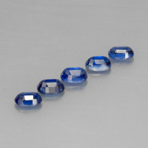  ct natürliche blauer Disthen-Edelsteine, Oval Schliff, VS