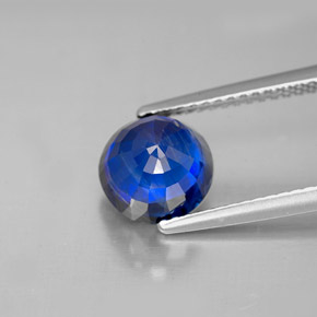 2,71 ctw natürlicher blauer Disthen, Rundschliff, VS-SI