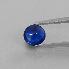 0,96 ctw natürlicher blauer Disthen, Rundschliff, Transparent