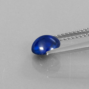0,96 ctw natürlicher blauer Disthen, Rundschliff, Transparent