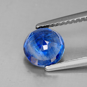 1,82 ctw natürlicher blauer Disthen, Rundschliff, SI