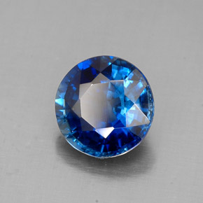 1,54 ctw natürlicher blauer Disthen, Rundschliff, SI