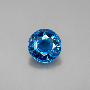1,63 ctw natürlicher blauer Disthen, Rundschliff, SI