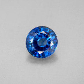 1,66 ctw natürlicher blauer Disthen, Rundschliff, SI
