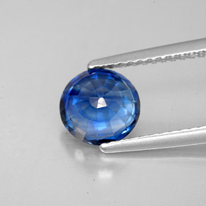 1,66 ctw natürlicher blauer Disthen, Rundschliff, SI