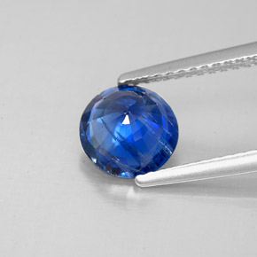 1,61 ctw natürlicher blauer Disthen, Rundschliff, SI
