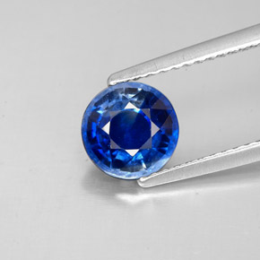 1,57 ctw natürlicher blauer Disthen, Rundschliff, SI