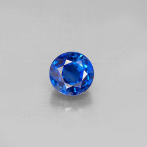 1,31 ctw natürlicher blauer Disthen, Rundschliff, VS-SI