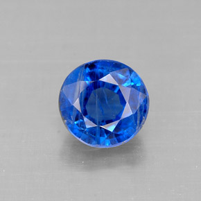 1,23 ctw natürlicher blauer Disthen, Rundschliff, VS-SI