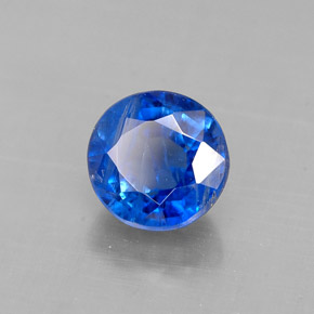 1,23 ctw natürlicher blauer Disthen, Rundschliff, VS-SI