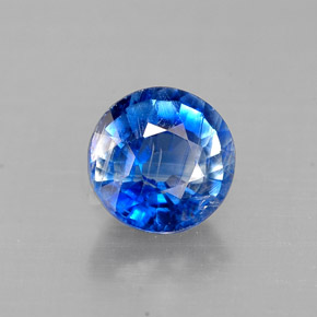 1,08 ctw natürlicher blauer Disthen, Rundschliff, VS-SI