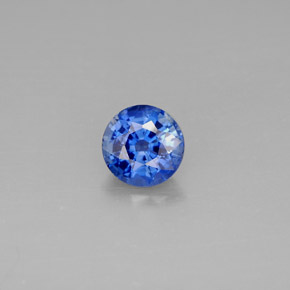 0,98 ctw natürlicher blauer Disthen, Rundschliff, VS