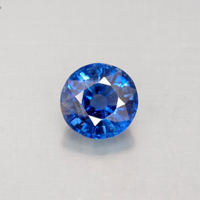 1,02 ctw natürlicher blauer Disthen, Rundschliff, VS-SI