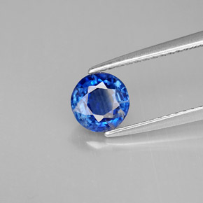 1,05 ctw natürlicher blauer Disthen, Rundschliff, VS-SI