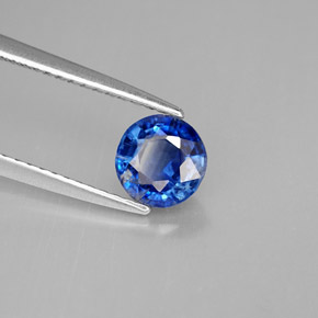 1,05 ctw natürlicher blauer Disthen, Rundschliff, VS-SI
