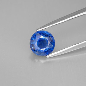 1,03 ctw natürlicher blauer Disthen, Rundschliff, VS-SI