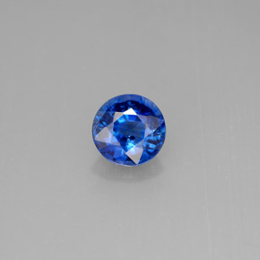 0,92 ctw natürlicher blauer Disthen, Rundschliff, VS-SI