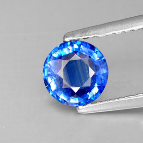 0,97 ctw natürlicher blauer Disthen, Rundschliff, VS-SI