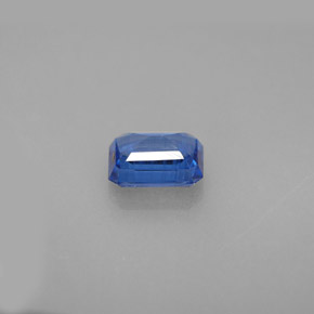1,28 ctw natürlicher blauer Disthen, Smaragdschliff, VS-SI
