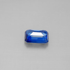 1,09 ctw natürlicher blauer Disthen, Smaragdschliff, VS-SI