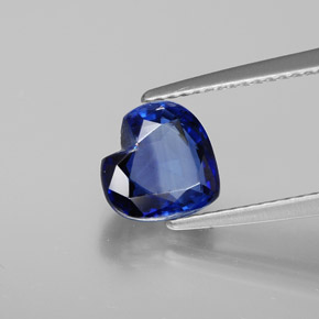 2,08 ctw natürlicher blauer Disthen, Herzform, SI