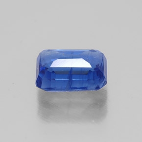 1,36 ctw natürlicher blauer Disthen, Smaragdschliff, SI