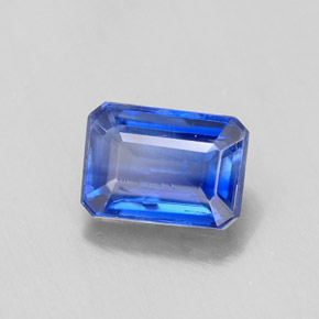 1,29 ctw natürlicher Blau Disthen, Smaragdschliff, VS