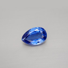 1,69 ctw natürlicher blauer Disthen, Birnenform, VS-SI