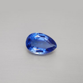 1,69 ctw natürlicher blauer Disthen, Birnenform, VS-SI
