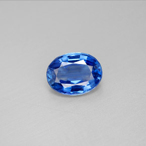 2,17 ctw natürlicher blauer Disthen, Oval Schliff, VS