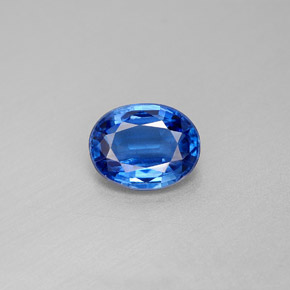 2,25 ctw natürlicher blauer Disthen, Oval Schliff, VS