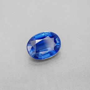 2,29 ctw natürlicher blauer Disthen, Oval Schliff, VS-SI