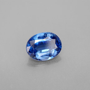 2,26 ctw natürlicher blauer Disthen, Oval Schliff, VS-SI