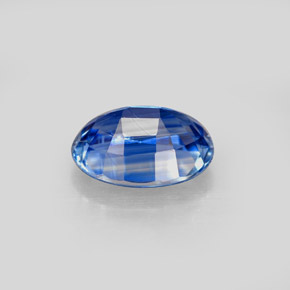 2,26 ctw natürlicher blauer Disthen, Oval Schliff, VS-SI