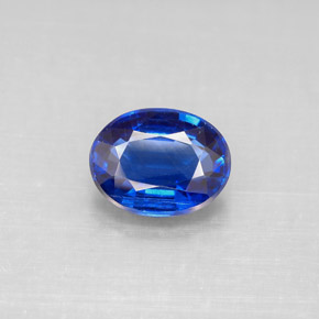 2,31 ctw natürlicher blauer Disthen, Oval Schliff, VS