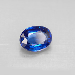 2,31 ctw natürlicher blauer Disthen, Oval Schliff, VS