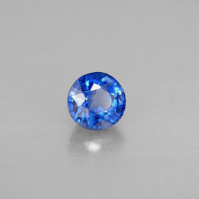 0,87 ctw natürlicher blauer Disthen, Rundschliff, SI
