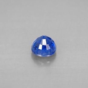 0,87 ctw natürlicher blauer Disthen, Rundschliff, SI