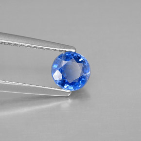0,69 ctw natürlicher blauer Disthen, Rundschliff, SI