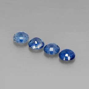 ct natürliche blauer Disthen-Edelsteine, Rundschliff, VS-SI