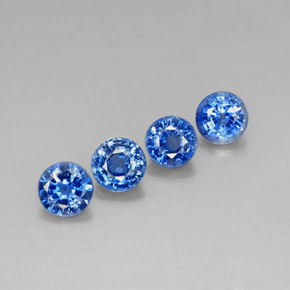  ct natürliche Blau Kyanit-Edelsteine, Rund Schliff, VS-SI