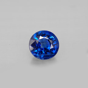 1,06 ctw natürlicher blauer Disthen, Rundschliff, VS